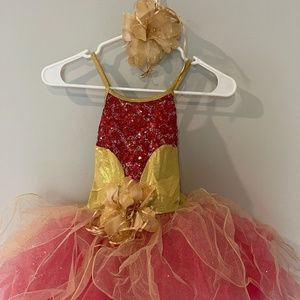 ballet dance costume & headpiece